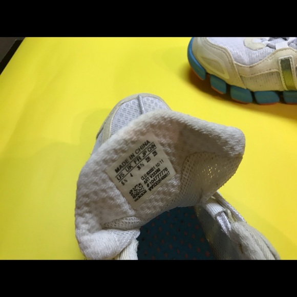 Adidas ClimaCool runners, white with blue , size 5.5 US - Picture 8 of 10